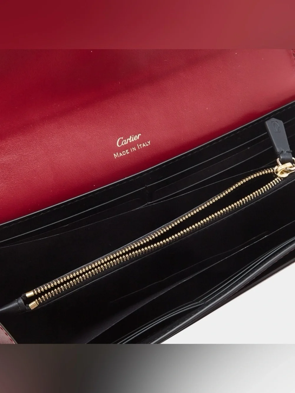 Cartier C de Cartier Cherry Red Leather International Wallet L3001859
